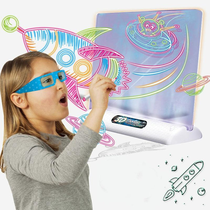 3D Fluorescent Drawing Board For Kids Space Version