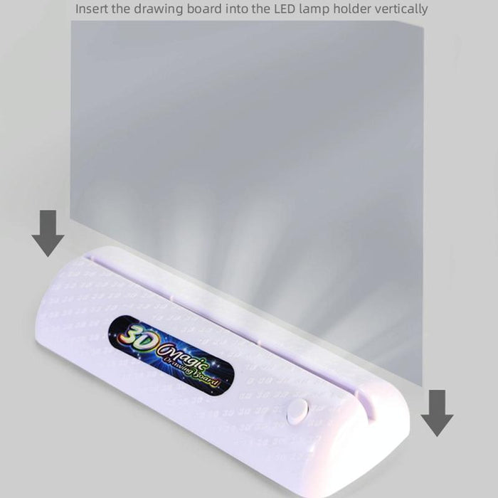 3D Fluorescent Drawing Board For Kids Space Version