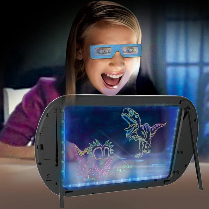 3D Fluorescent Drawing Board For Kids Dinosaur Version