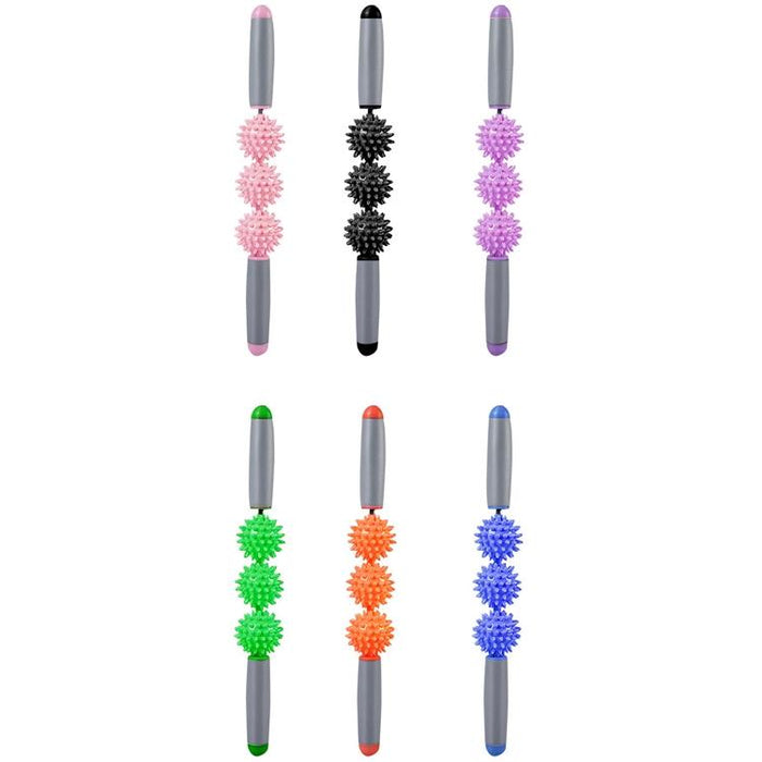 3-In-1 Eva Foam Roller Set 45Cm Length Orange