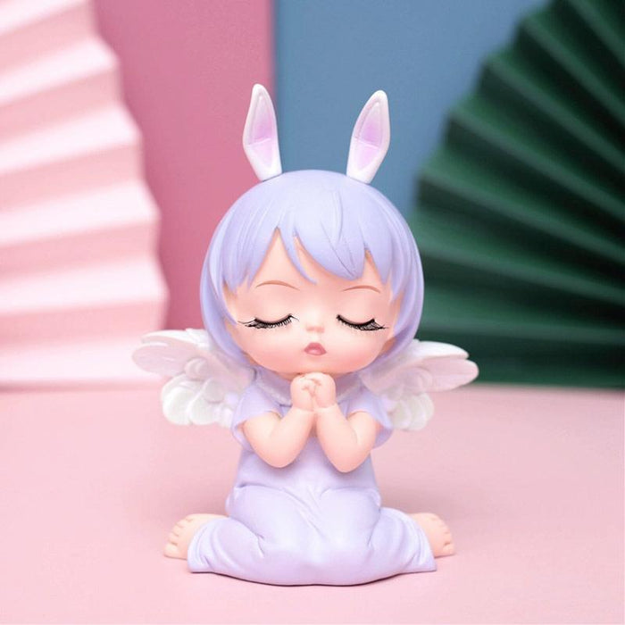 Large Purple Room Decor Night Light Bedside Lamp Ornament