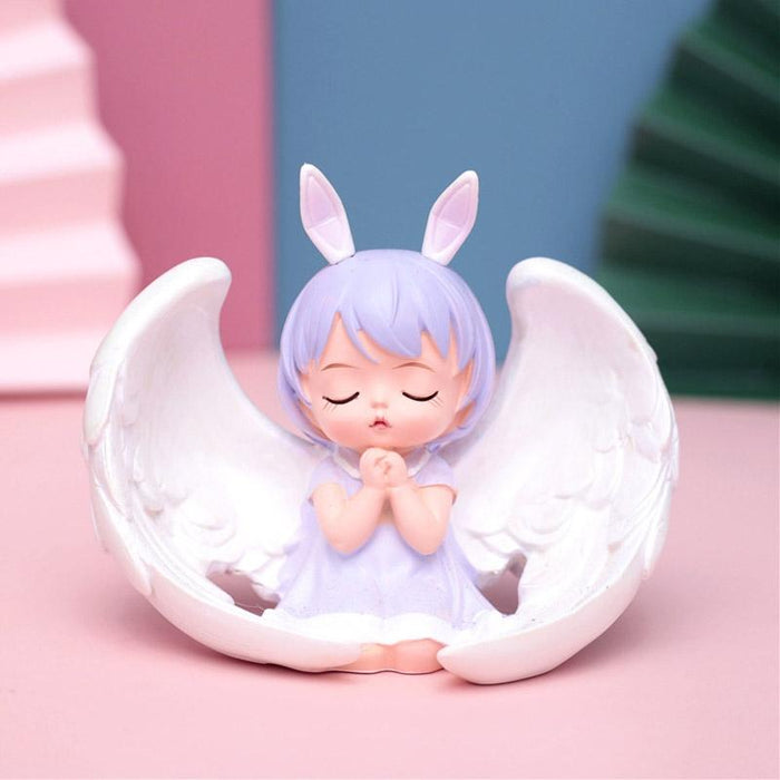 Small Purple Lobby Night Light For Room Decor Bedside Lamp Ornament