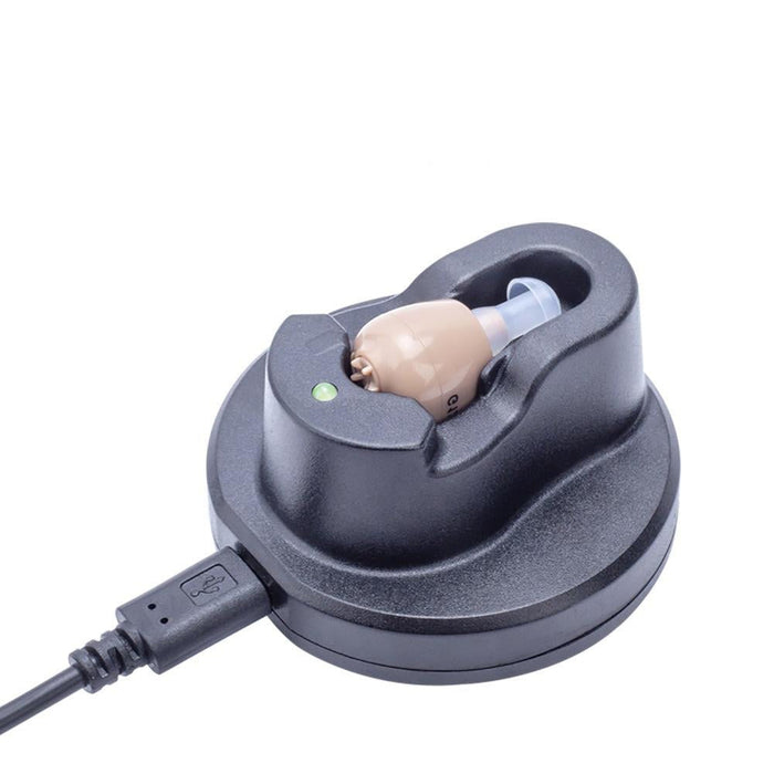 Rechargeable In Ear Sound Amplifier With Usb Charger