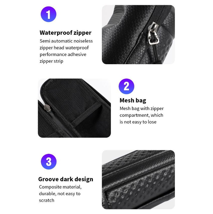 1.2L Hard Shell Bike Water Bottle Bag + Cage