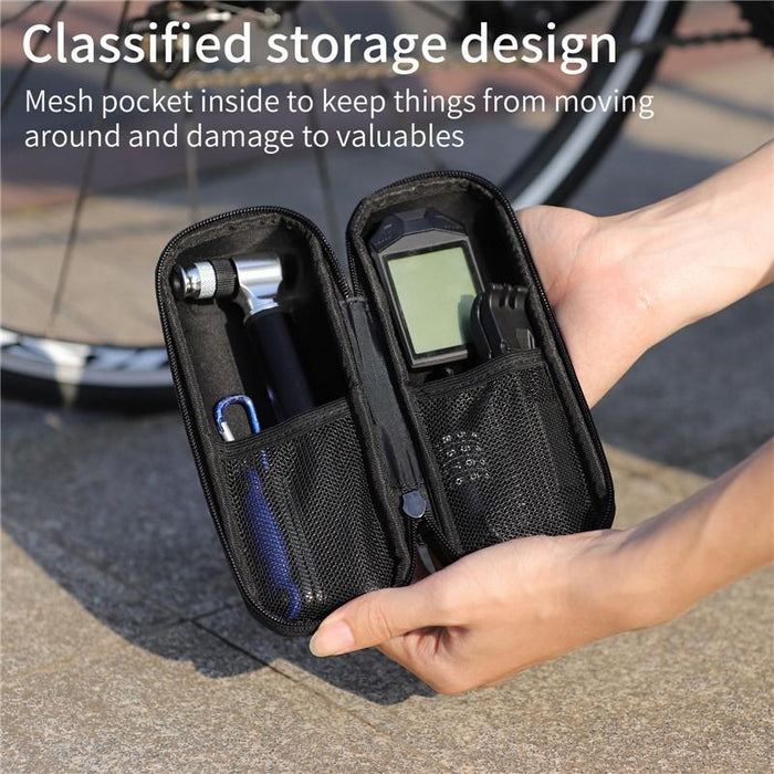 1.2L Hard Shell Bike Water Bottle Bag + Cage