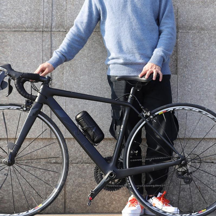 1.2L Hard Shell Bike Water Bottle Bag + Cage