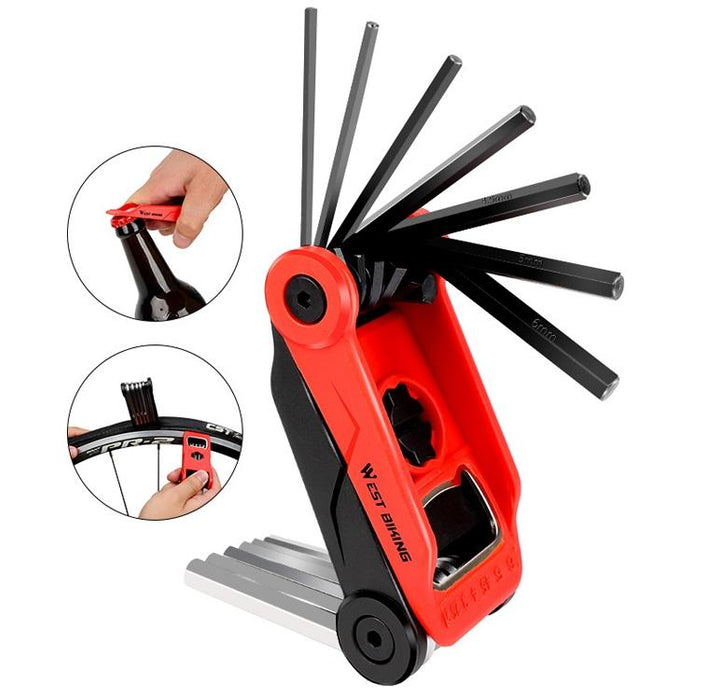 16-In-1 Bike Repair Tool Multi-Function Wrench