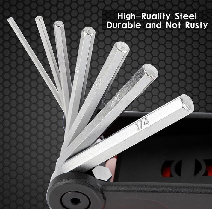 16-In-1 Bike Repair Tool Multi-Function Wrench