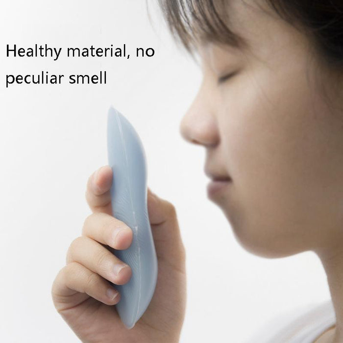 Silicone Wristband Mouse Holder Cute Hand Pillow Light Blue 12.7 X 6.2 X 1.8Cm