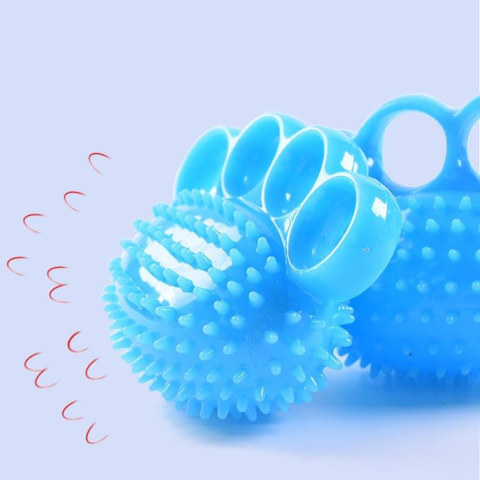 Tpr Grip Ball For Stroke Rehabilitation & Massage 4-Finger Design
