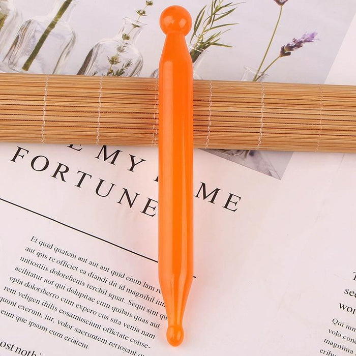 Facial Tendon Stick For Massage And Acupuncture Resin Scraping Sheet For Beauty Salon Shave Board Yellow Point Stick