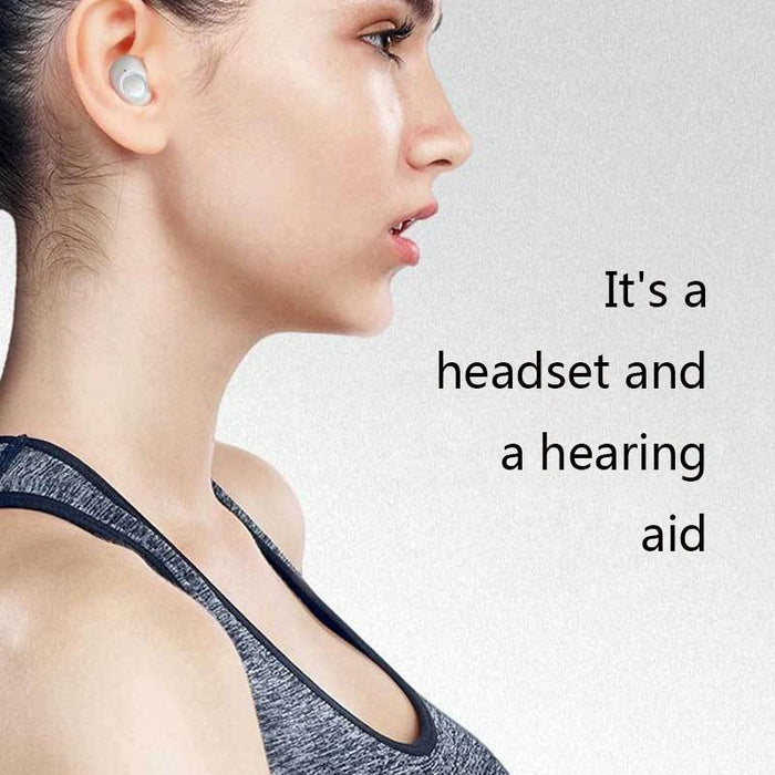 Portable Elderly Hearing Amplifier Ear Bulb Concentrator Aid