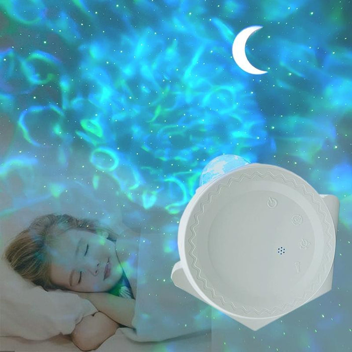 3-In-1 Starry Sky Projector Night Light White