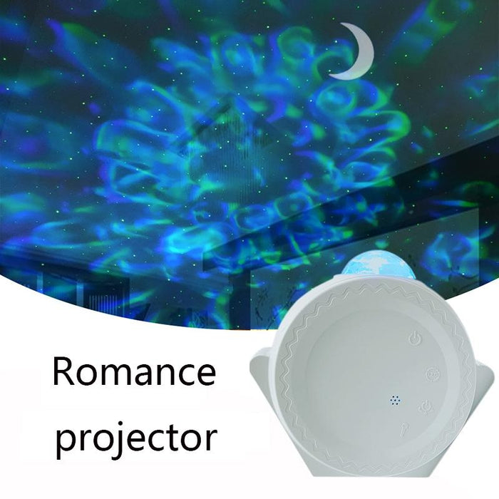 3-In-1 Starry Sky Projector Night Light Black