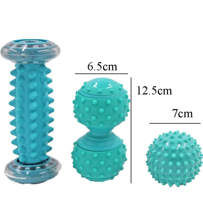 Plantar Fascia Massage Ball Set Green Foot Bottom Bump Peanut 7Cm Tattan Muscle Relaxation Fitness Hand Holding