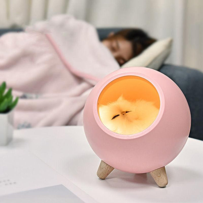 Rechargeable Cat Night Light Bluetooth Enabled