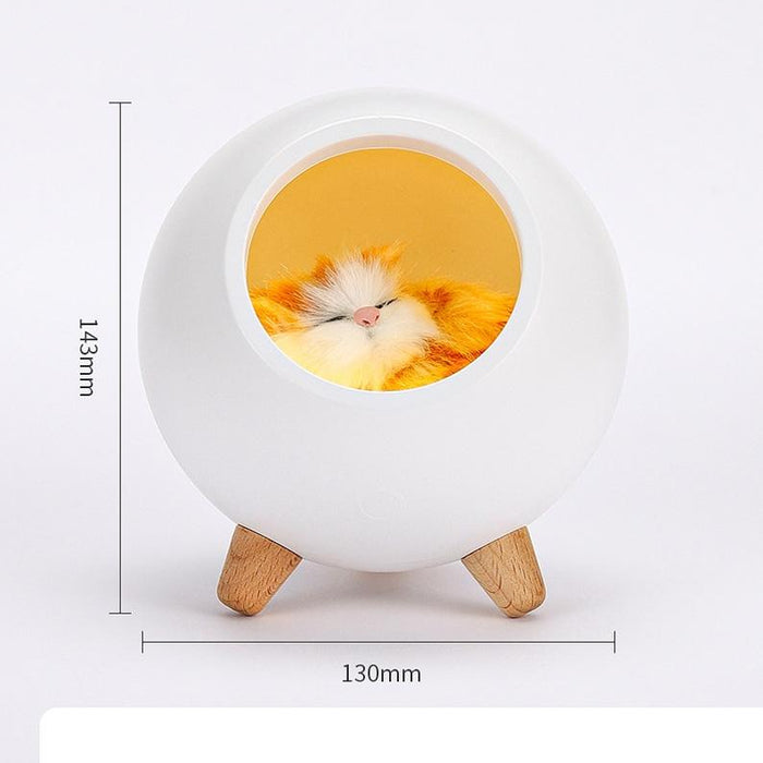 Rechargeable Cat Night Light Bluetooth Enabled