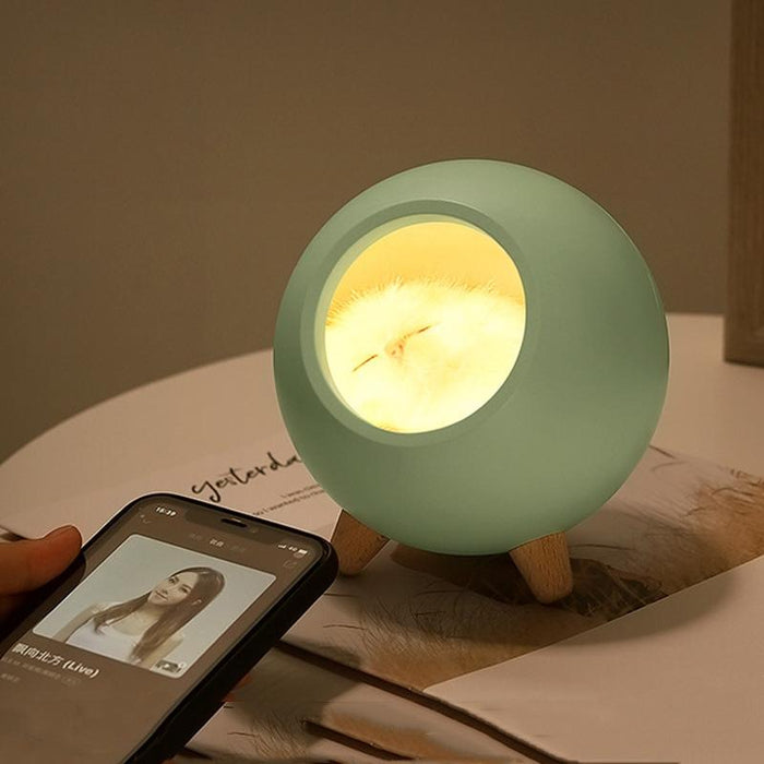 Rechargeable Cat Night Light Bluetooth Enabled