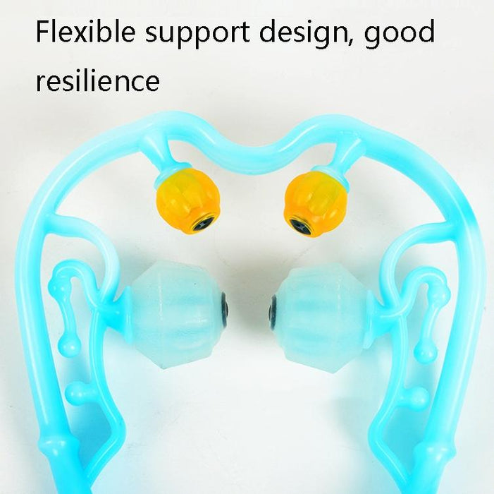 Multi-Function Cervical Massager Strengthen Magnetic Therapy Orange