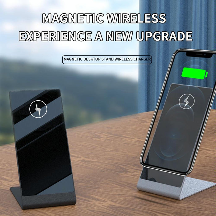 15W Magnetic Wireless Charger For Iphone Silver