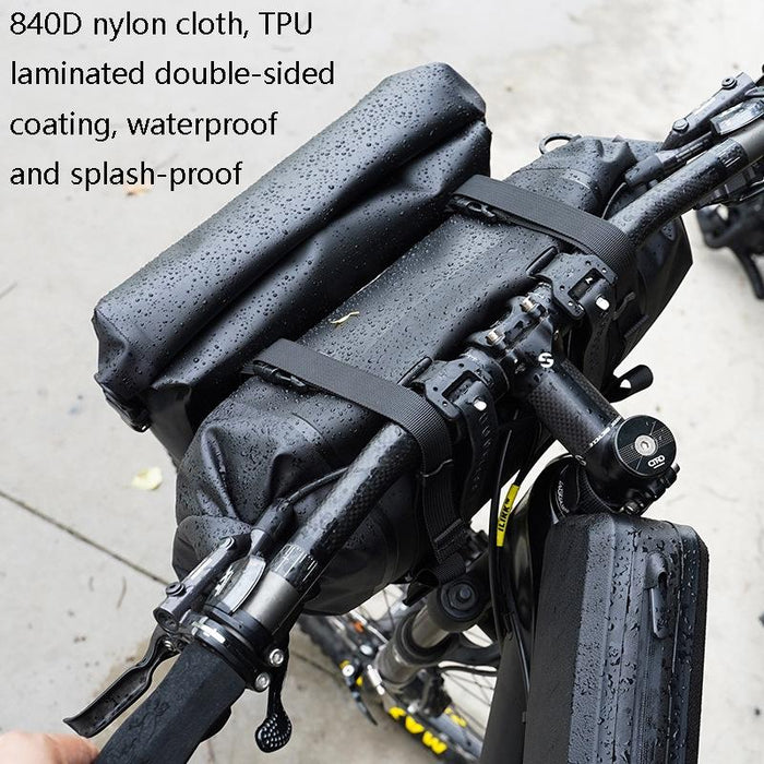 12L Waterproof Front Hanging Bag For Long-Distance Cycling