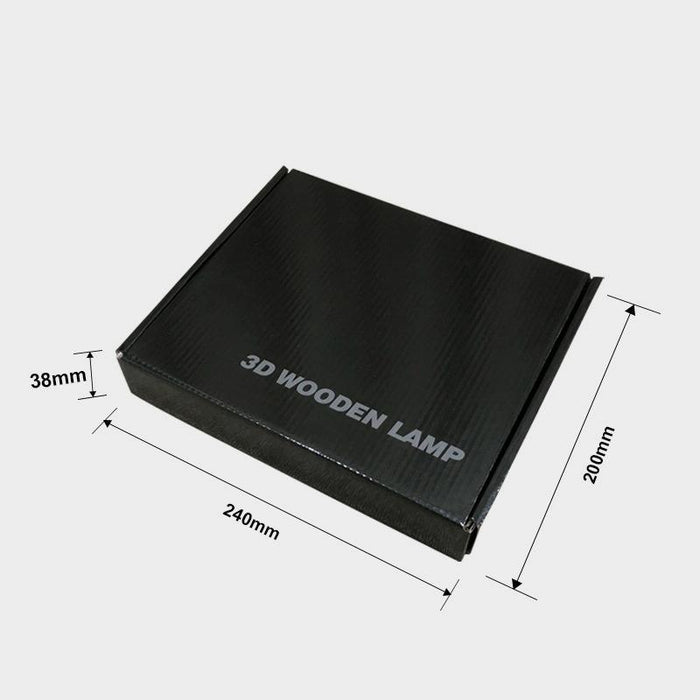 Eiffel Tower Usb Wood Table Lamp Warm White Led Night Light