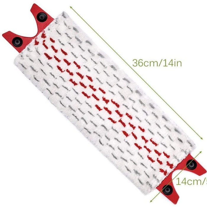 2-Pack Flat Mop Heads For Spray Mops Fits Vileda Ultramax