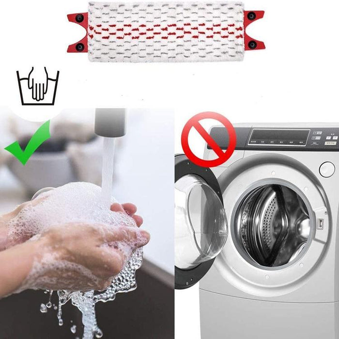 2-Pack Flat Mop Heads For Spray Mops Fits Vileda Ultramax