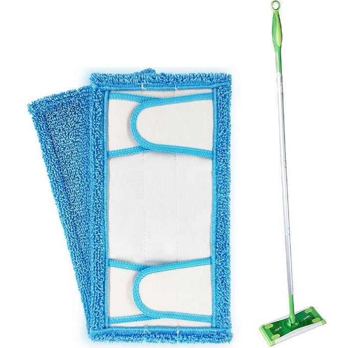 2-Pack Wet / Dry Mop Cloth Straps For Swiffer Sweeper