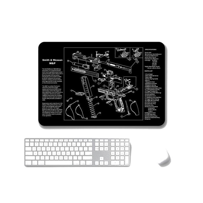 2 Pack Non Slip Office Gaming Mouse Pad 5Mm