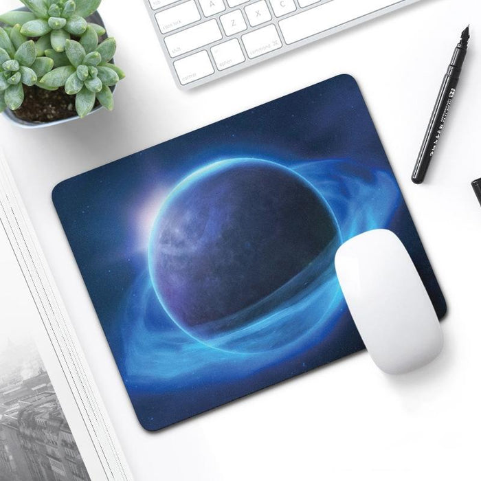 6 Piece Non Slip Mouse Pad Set 21 X 26Cm Thick Rubber Anti Skid Durable