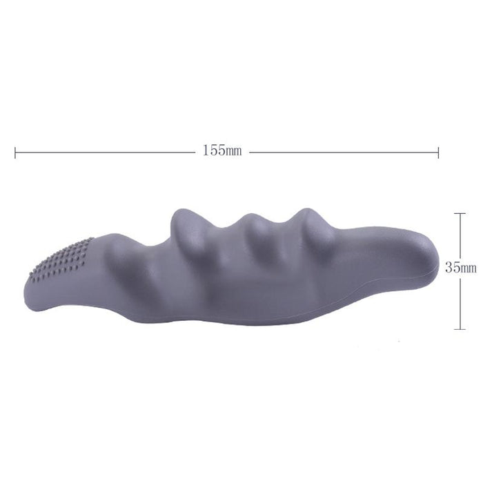 Silicone Thumb Massager For Muscle Relaxation And Fascia Massage Blue
