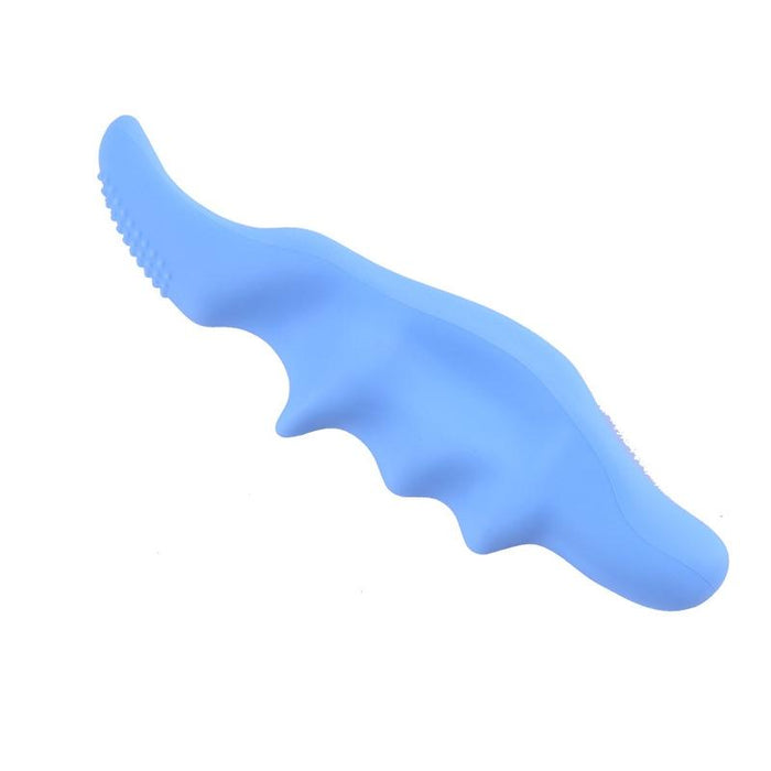 Silicone Thumb Massager For Muscle Relaxation And Fascia Massage Blue