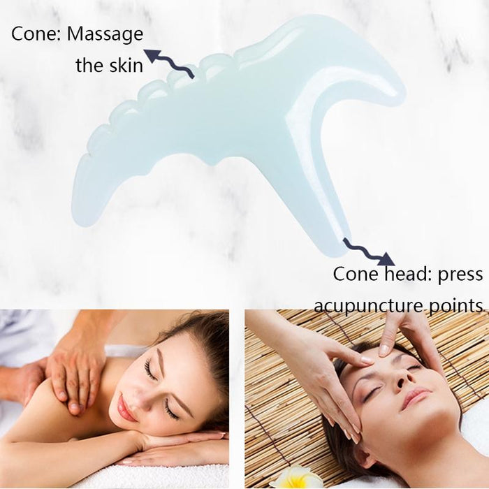 Resin Pink Silicone Thumb Massager For Muscle Relaxation And Fascia Massage