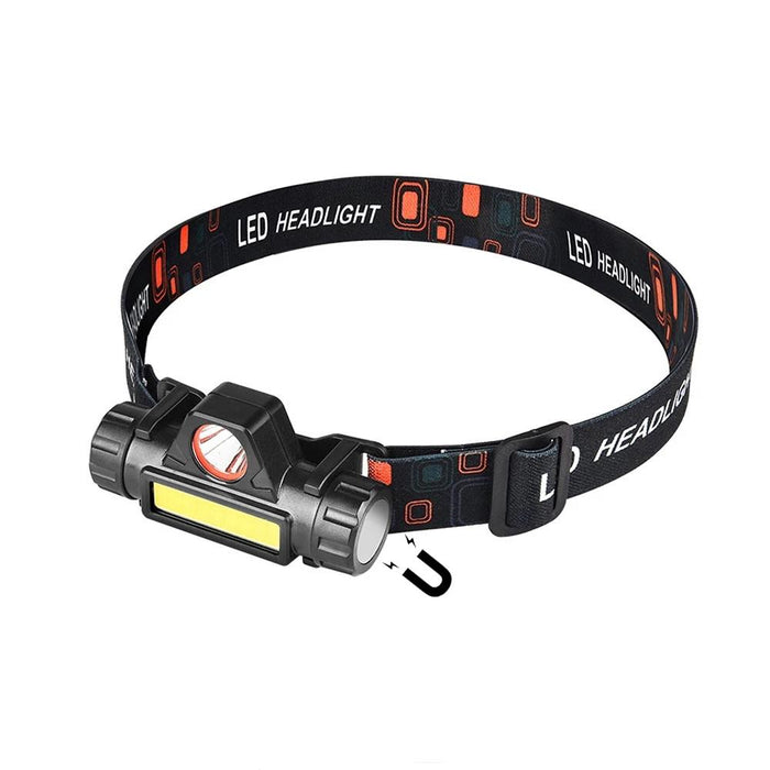 2-Pack Usb Rechargeable Headlight For Camping & Fishing