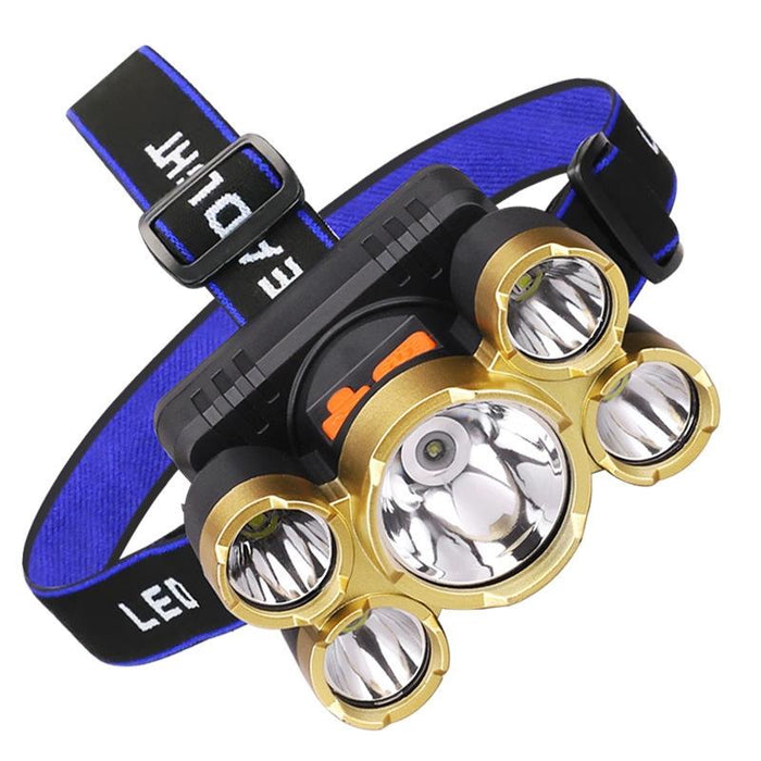 Rechargeable Led Fishing Headlamp Long-Range Safety