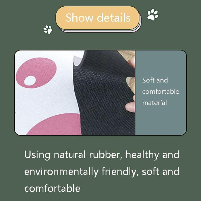 3 Piece Cute Cartoon Cat Claw Mouse Pad Set 280 X 250 X 3Mm