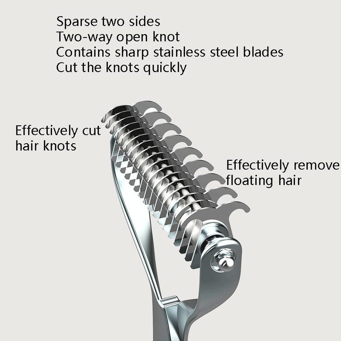 Double Sided Pet Comb For Cat And Dog Grooming