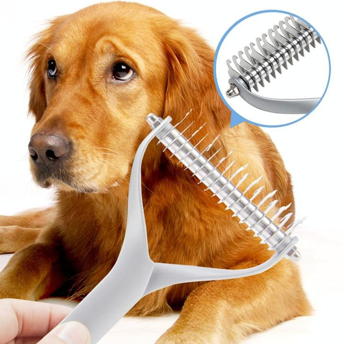 Double Sided Pet Comb For Cat And Dog Grooming