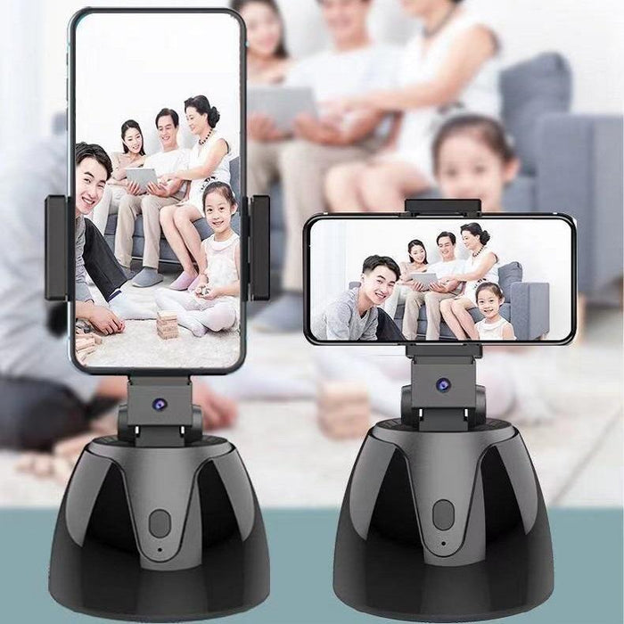 360-Degree Smart Follow-Up Selfie Live Video Recording Tripod Heads Battery Tripod Heads