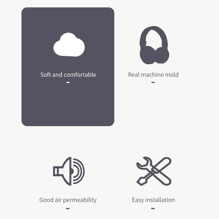 2 Pcs Headset Accessories Protein Skin Earmuffs For Hyperx Cloud Flight/Stinger