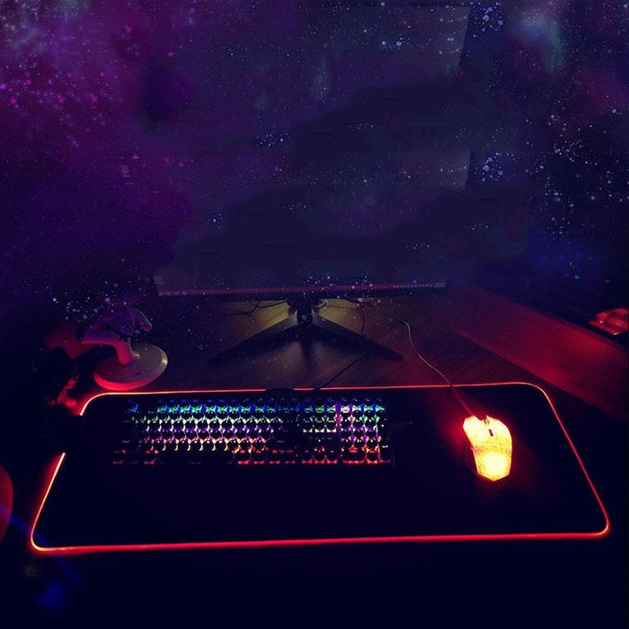 Rgb Non Slip Mouse Pad With Thermal Transfer