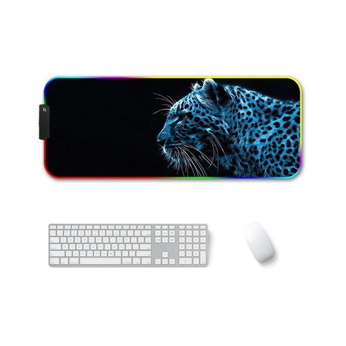 Rgb Non-Slip Mouse Pad With Thermal Transfer