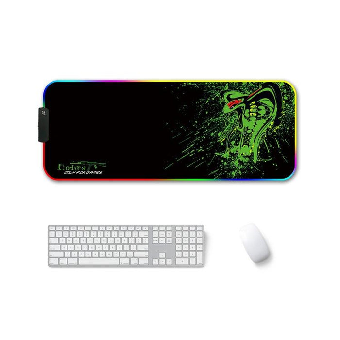 Rgb Non-Slip Mouse Pad With Thermal Transfer