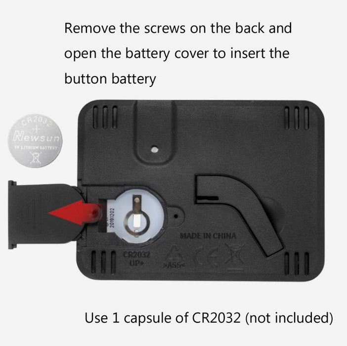 Indoor Thermometer & Hygrometer With Alarm & Countdown Timer