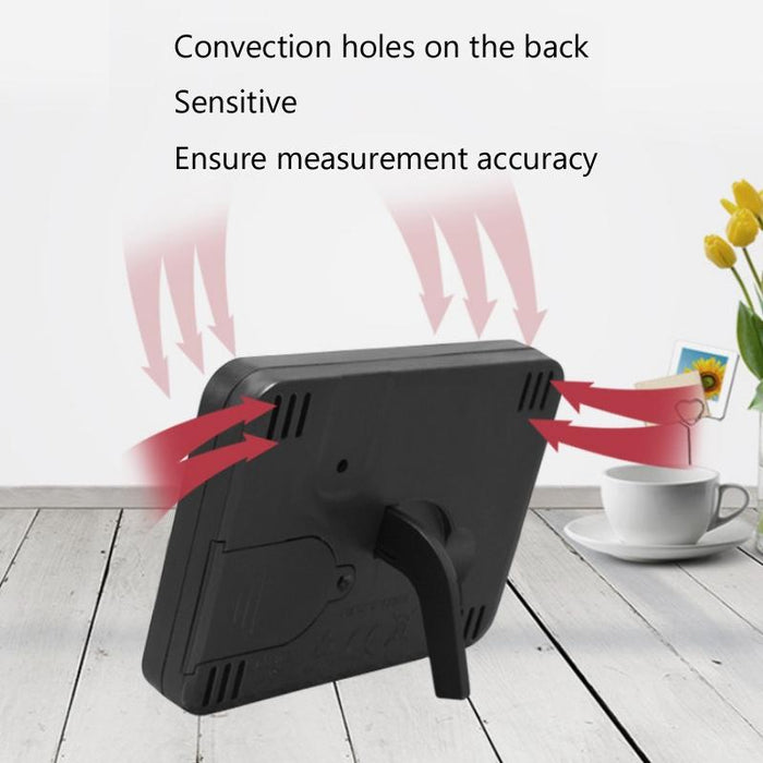Indoor Thermometer & Hygrometer With Alarm & Countdown Timer
