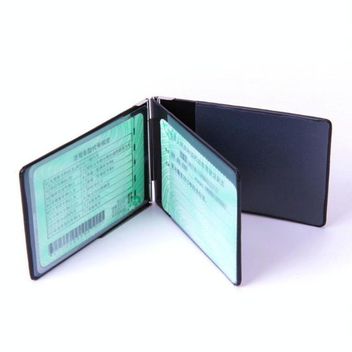 Metal Driver License Holder Fits Most Vehicles