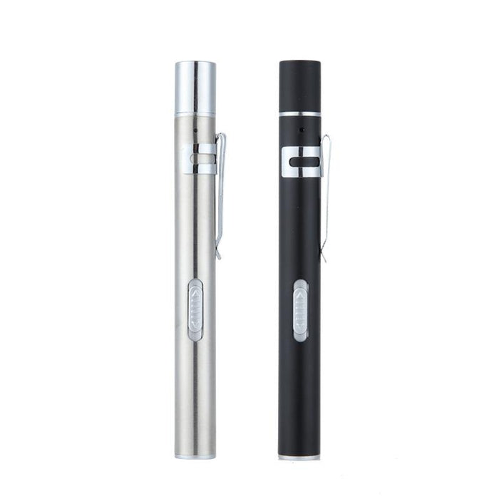 Yellow / White Dual Light Dental Pen Stainless Steel