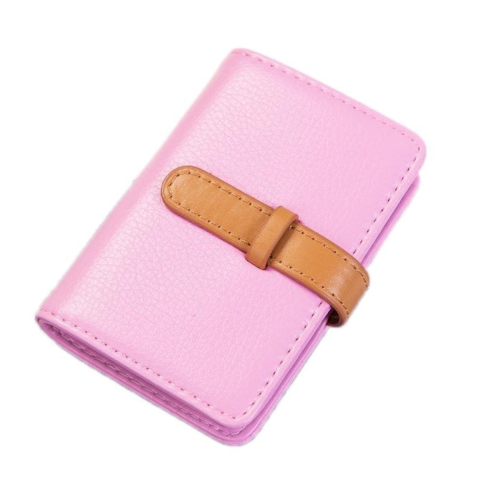 Portable Pu Leather Card Holder Business & Credit Cards