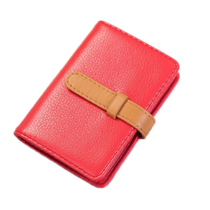 Portable Pu Leather Card Holder Business & Credit Cards